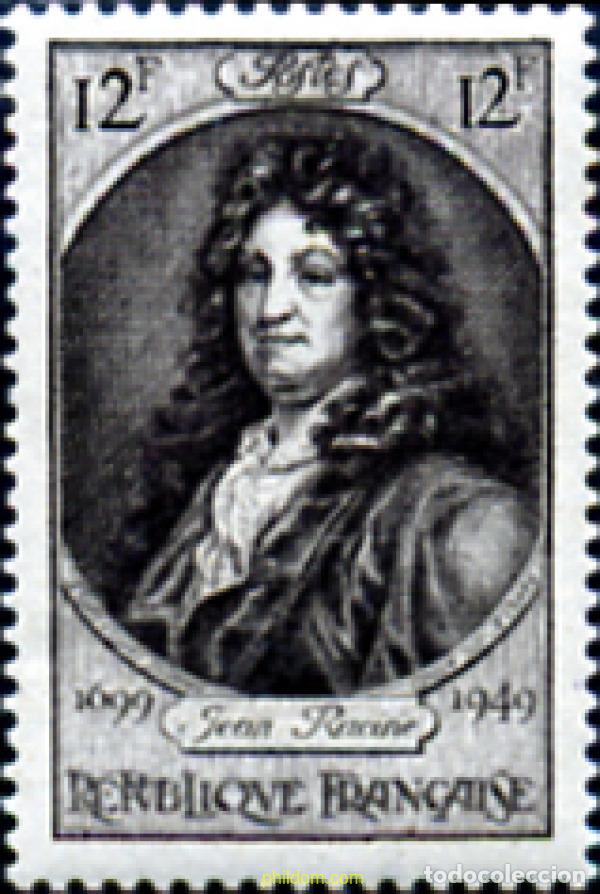 Sellos: 247209 HINGED FRANCIA 1949 250 ANIVERSARIO DE LA MUERTE DE JEAN RACINE