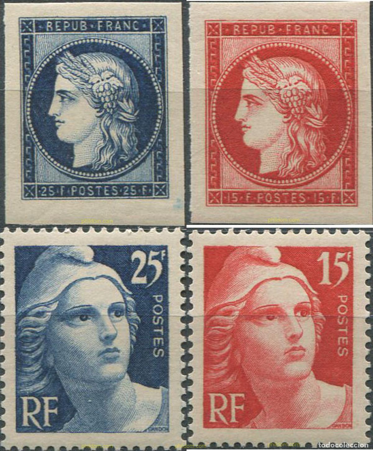 Briefmarken: 121106 MNH FRANCIA 1949 CENTENARIO DEL SELLO
