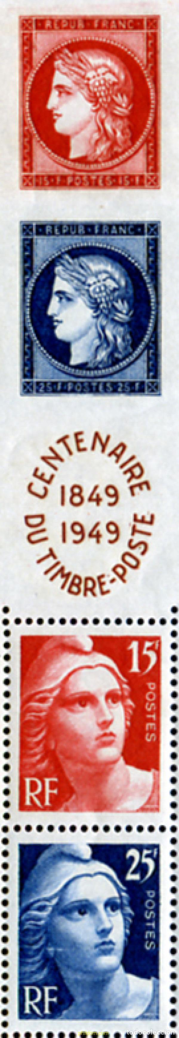 Briefmarken: 133766 MNH FRANCIA 1949 CENTENARIO DEL SELLO