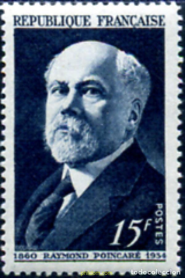 Sellos: 342578 HINGED FRANCIA 1950 RAYMOND POINCARE