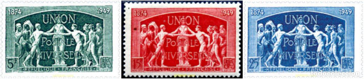 Sellos: 342577 HINGED FRANCIA 1949 75 ANIVERSARIO DE LA UPU