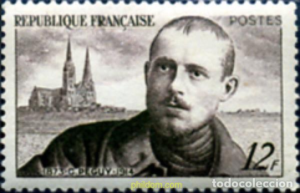 Sellos: 352642 HINGED FRANCIA 1950 CHARLES PEGUY
