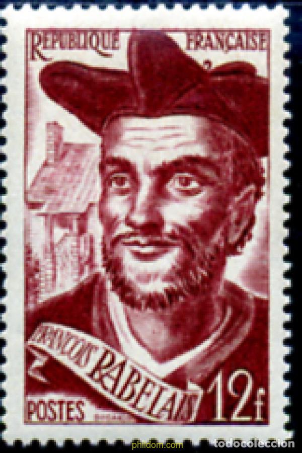Sellos: 352643 HINGED FRANCIA 1950 FRANCOIS RABELAIS