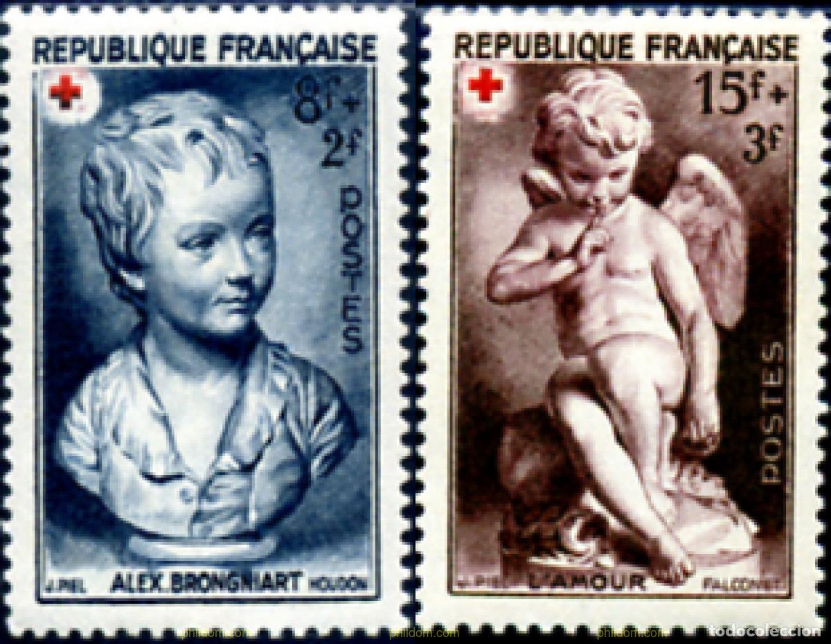 Sellos: 247213 HINGED FRANCIA 1950 PRO CRUZ ROJA