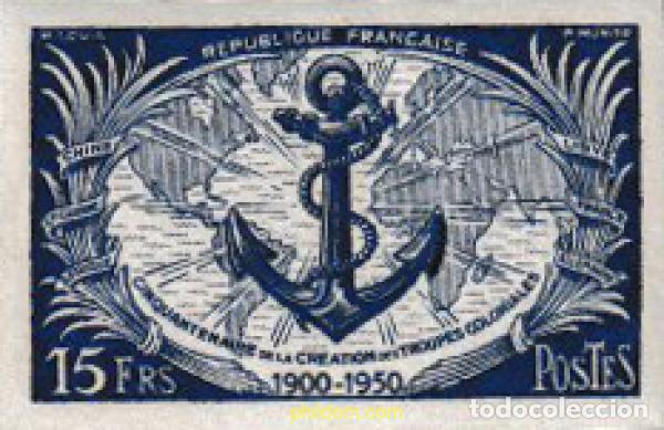 Sellos: 603761 MNH FRANCIA 1951 50 ANIVERSARIO DE LAS TROPAS COLONIALES FRANCESAS