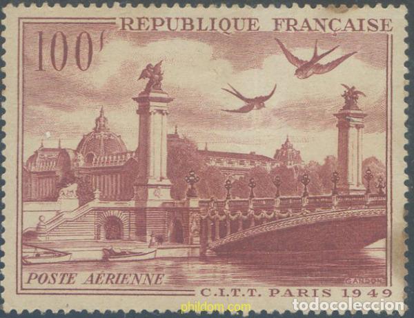 Francobolli: 656525 HINGED FRANCIA 1949 CONGRESO INTERNACIONAL DE TELEGRAFIA Y TELEFONIA