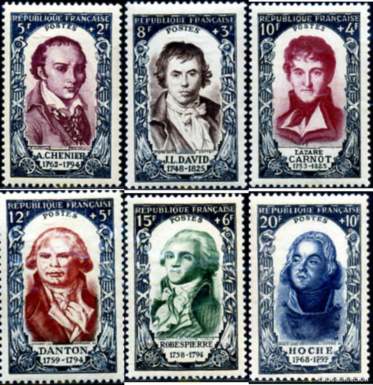 Sellos: 121241 MNH FRANCIA 1950 CELEBRIDADES