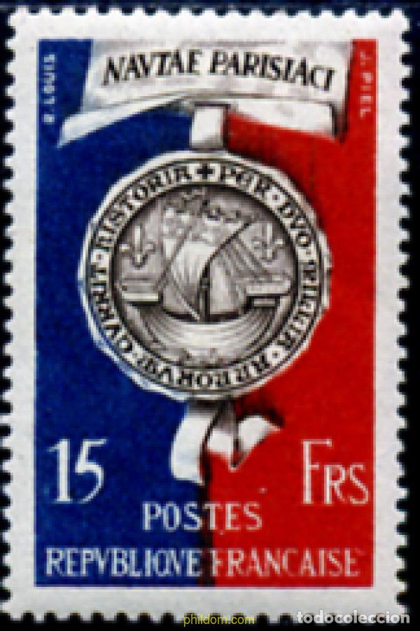 Sellos: 247219 HINGED FRANCIA 1951 BIMILENARIO DE PARIS