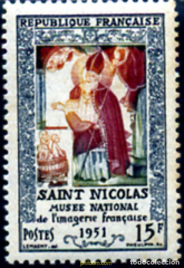 Sellos: 352669 HINGED FRANCIA 1951 INAUGURACION DEL MUSEO DE LA IMAGINERIA FRANCESA, EN EPINAL