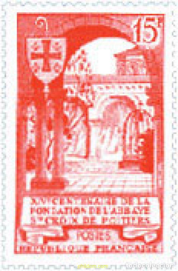 Sellos: 121300 MNH FRANCIA 1952 ABADIAS