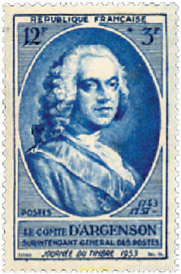 Sellos: 121307 MNH FRANCIA 1953 DIA DEL SELLO