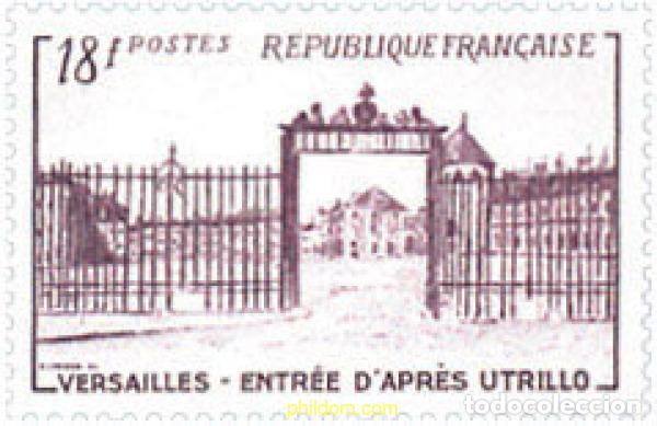 Sellos: 121306 MNH FRANCIA 1952 CASTILLO DE VERSAILLES
