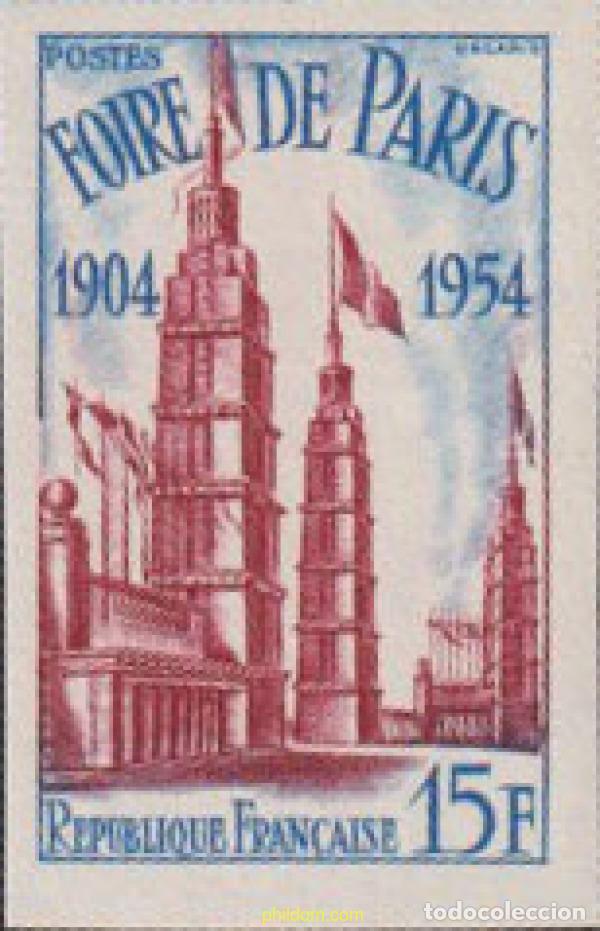 Sellos: 612606 MNH FRANCIA 1954 50 A&Ntilde;OS DE LA FERIA DE PARIS