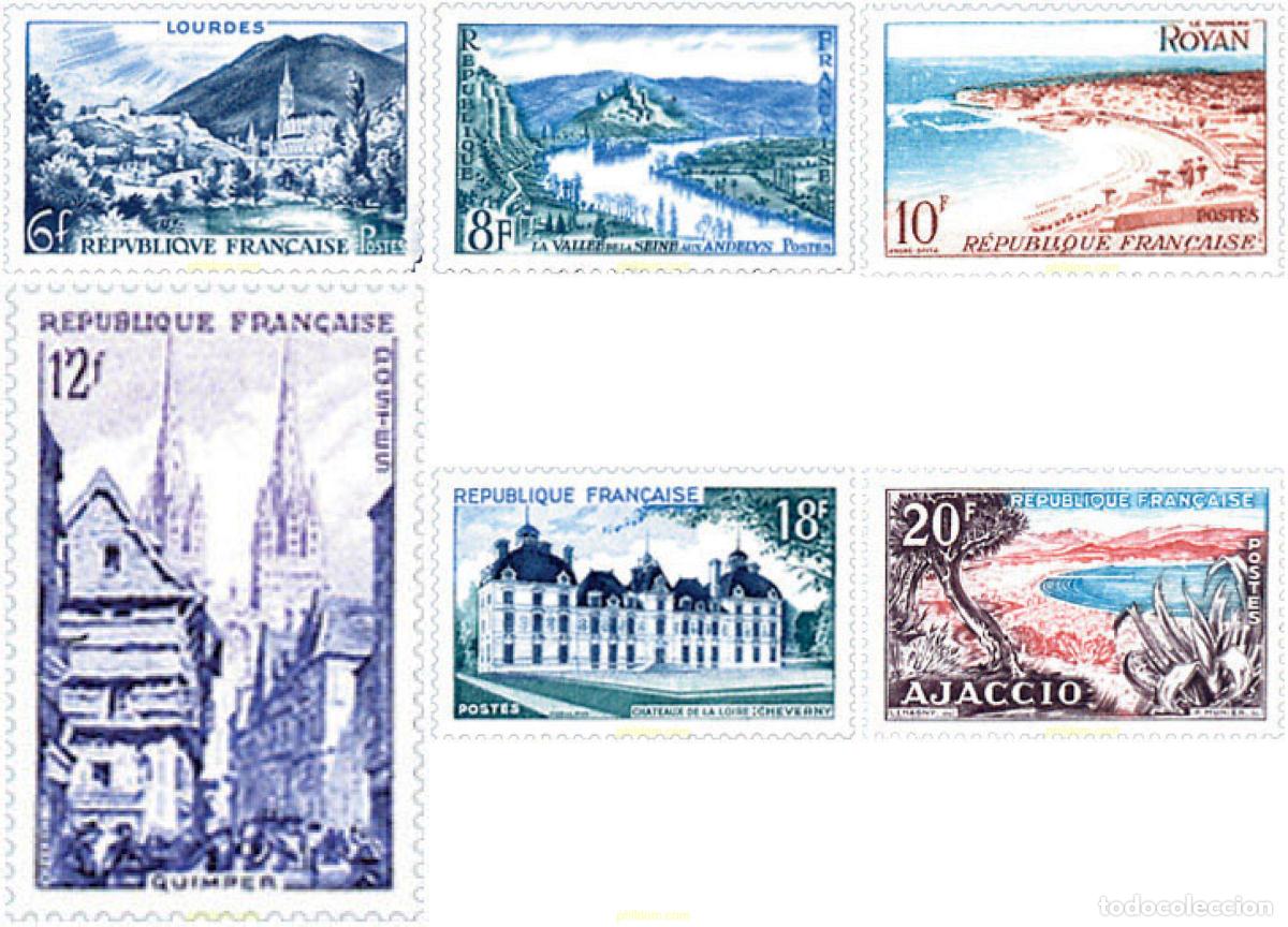 Sellos: 121322 MNH FRANCIA 1954 PAISAJES