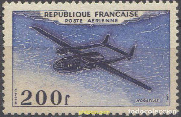 Sellos: 656433 MNH FRANCIA 1954 AVIONES