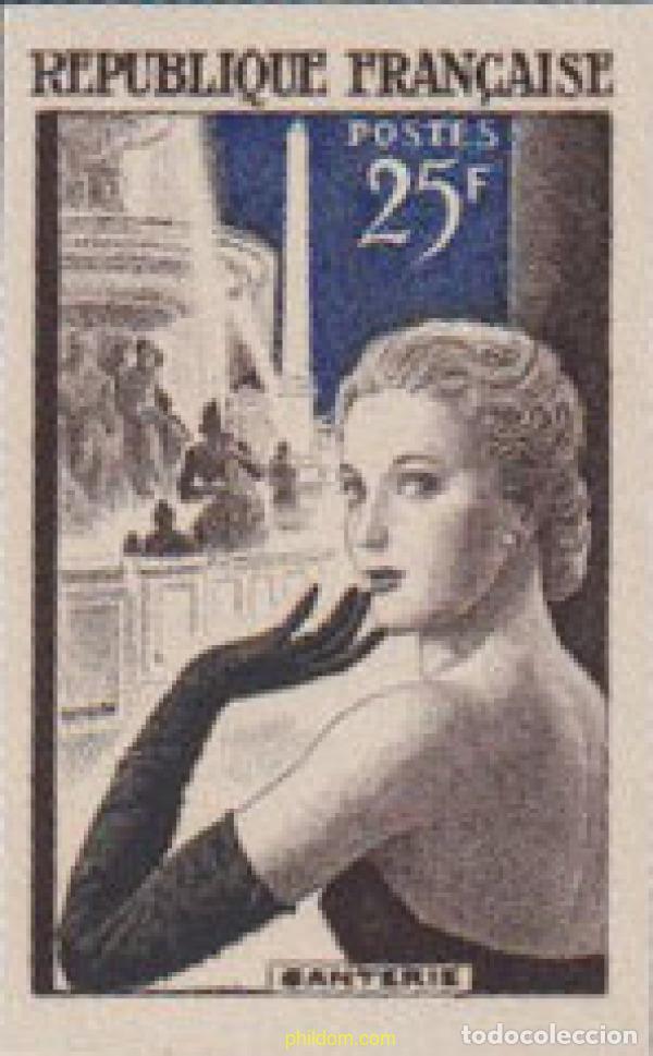 Sellos: 612601 MNH FRANCIA 1955 INDUSTRIA GUANTERA