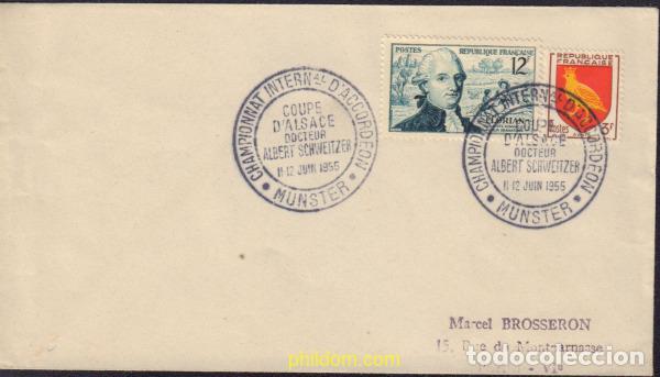 Sellos: 574141 MNH FRANCIA 1955 BICENTENARIO DEL NACIMIENTO DEL FABULISTA JEAN-PIERRE CLARIS DE FLORIAN