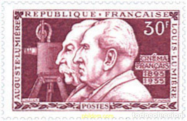 Timbres: 121358 MNH FRANCIA 1955 60 ANIVERSARIO DE LA INVENCION DE LA CINEMATOGRAFIA