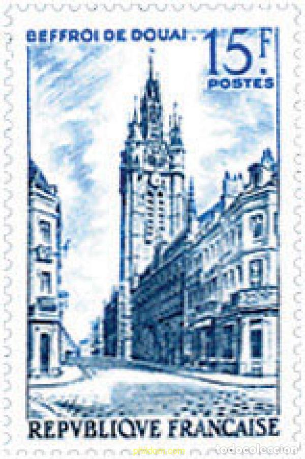 Timbres: 121369 MNH FRANCIA 1956 CAMPANARIO DE DOUAI