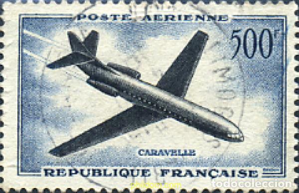 Sellos: 286475 USED FRANCIA 1957 AVIONES
