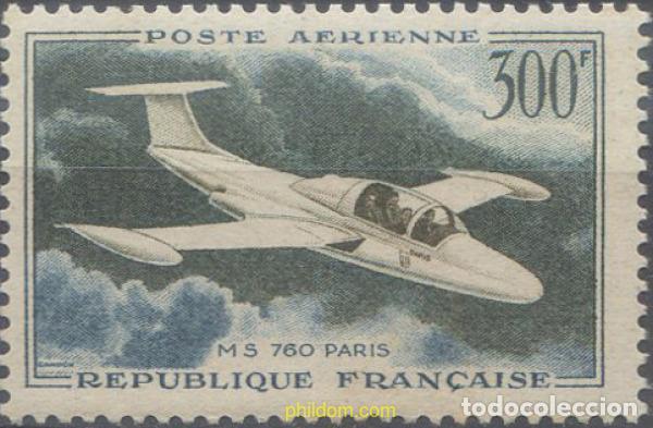 Sellos: 656434 MNH FRANCIA 1957 AVIONES