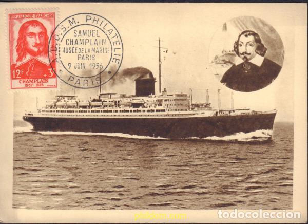 Sellos: 583683 MNH FRANCIA 1956 PERSONAJES CELEBRES