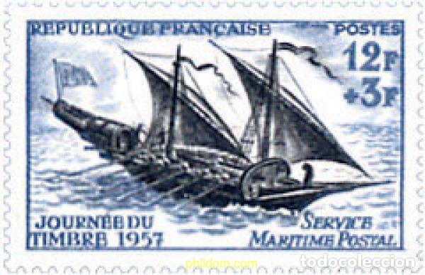 Sellos: 612753 HINGED FRANCIA 1957 DIA DEL SELLO