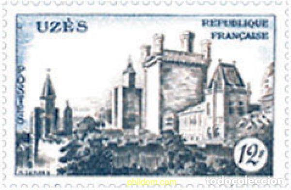 Sellos: 342905 HINGED FRANCIA 1957 CASTILLOS