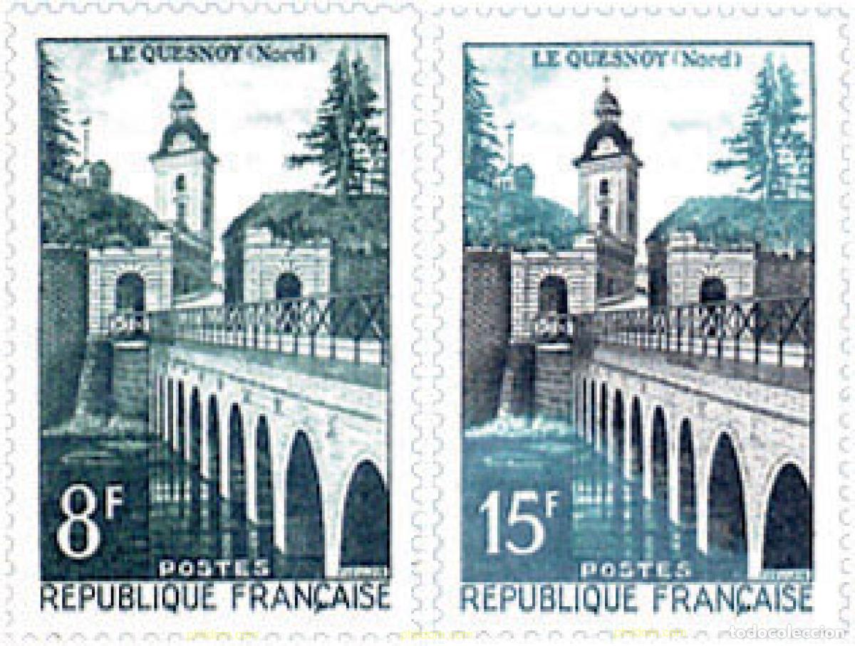 Sellos: 121513 MNH FRANCIA 1957 PAISAJES