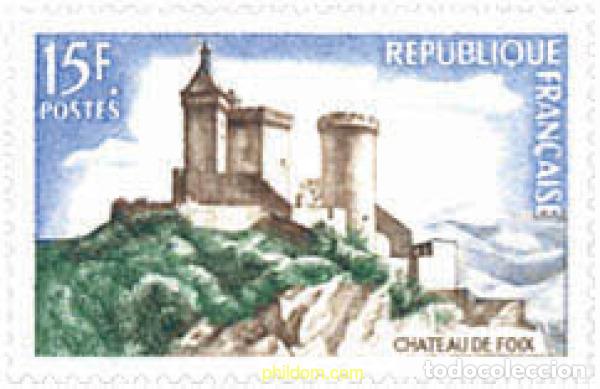 Sellos: 121608 MNH FRANCIA 1958 CASTILLOS