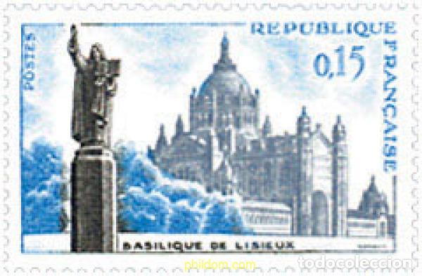 Selos: 352809 HINGED FRANCIA 1960 BASILICA DE LISIEUX