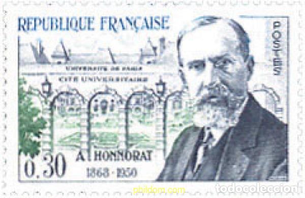 Selos: 121809 MNH FRANCIA 1960 10 ANIVERSARIO DE LA MUERTE DE ANDRE HONNORAT