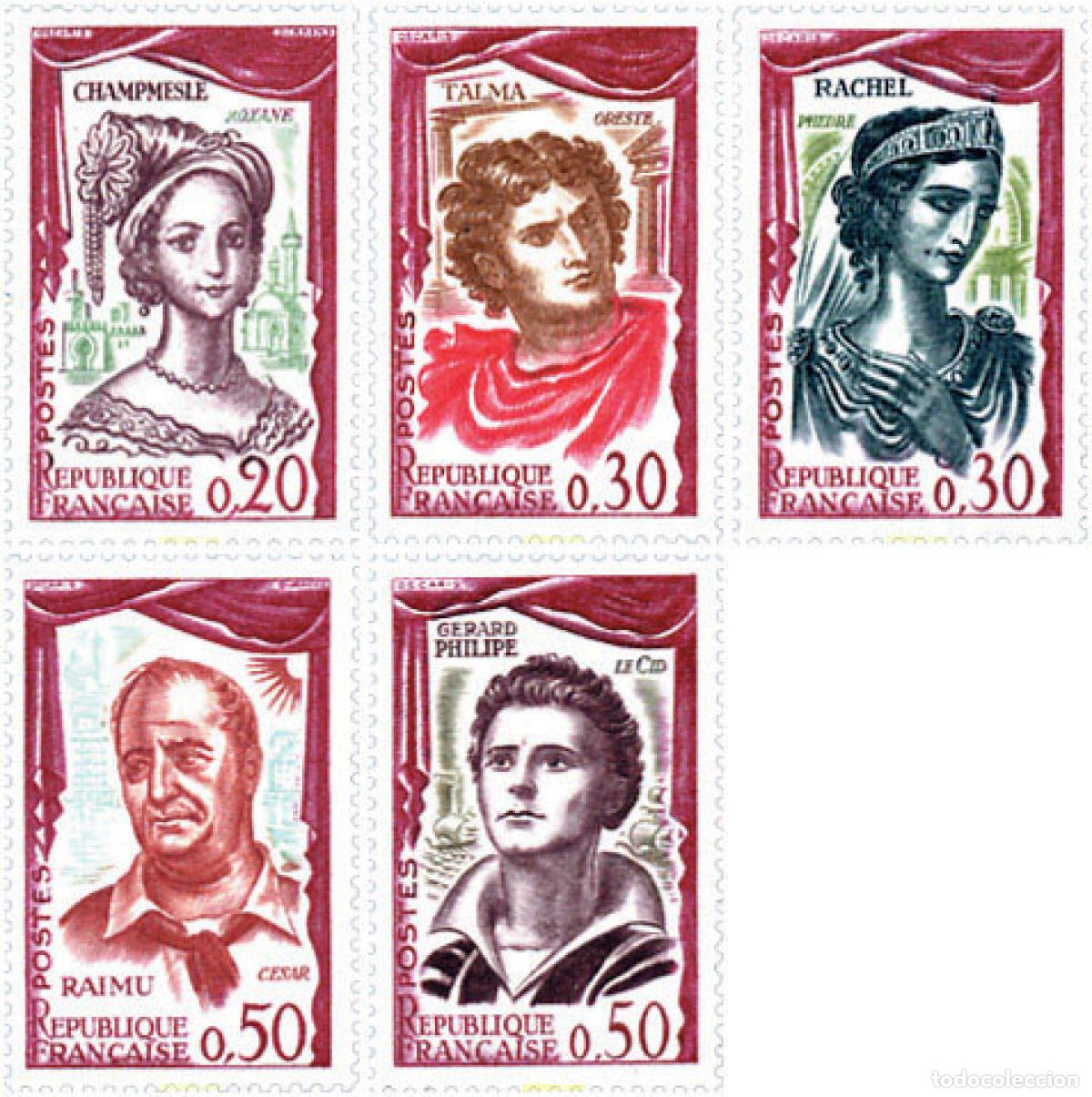 Stamps: 121850 MNH FRANCIA 1961 COMEDIANTES