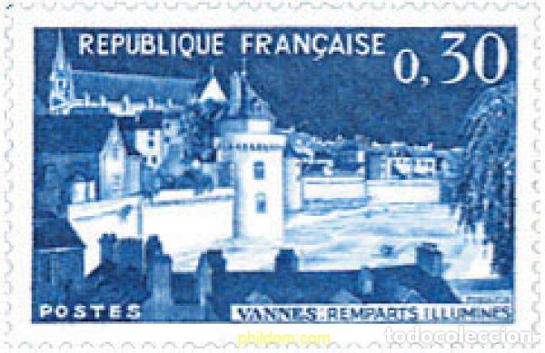 Stamps: 121878 MNH FRANCIA 1962 VANNES