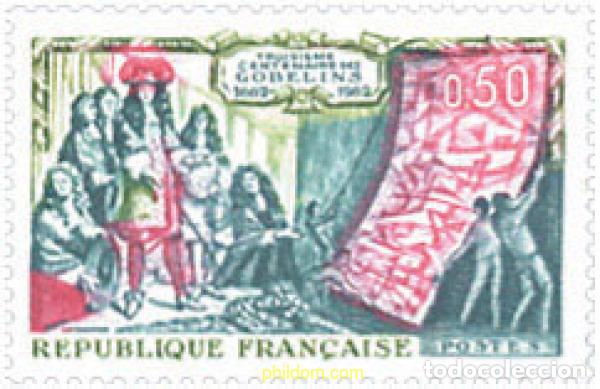 Stamps: 353202 HINGED FRANCIA 1962 3 CENTENARIO DE LA FABRICA NACIONAL DE TAPICES