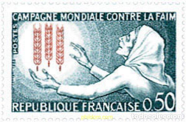 Stamps: 353208 HINGED FRANCIA 1963 CAMPA&Ntilde;A MUNDIAL CONTRA EL HAMBRE