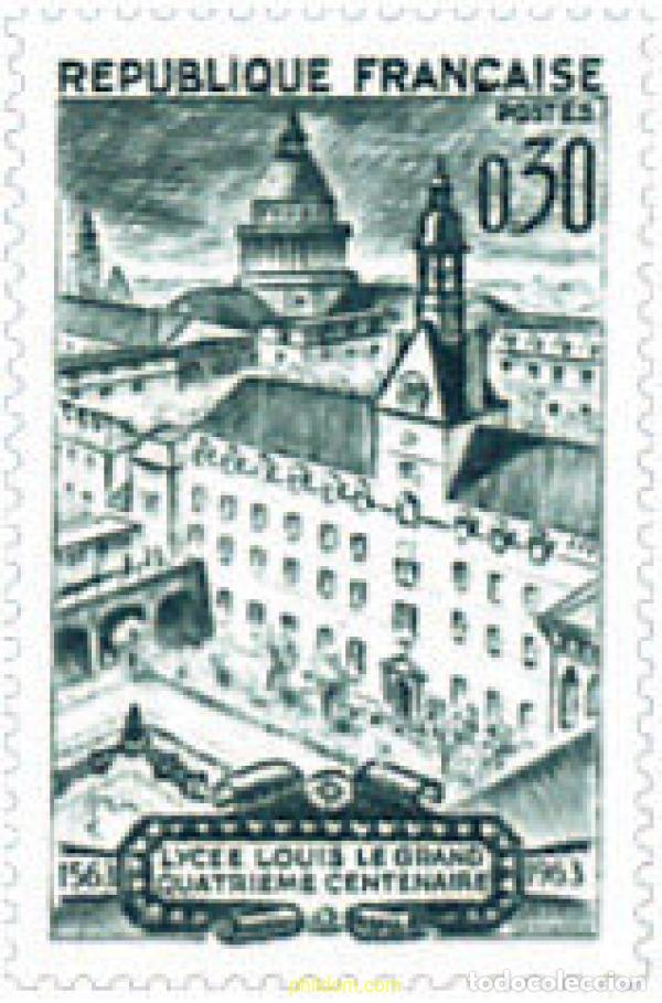 Stamps: 353211 HINGED FRANCIA 1963 4 CENTENARIO DEL LICEO LOUIS LE GRAND EN PARIS