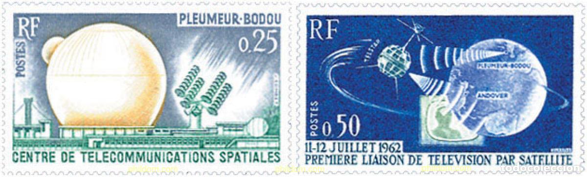 Selos: 247503 MNH FRANCIA 1962 TELECOMUNICACIONES ESPACIALES