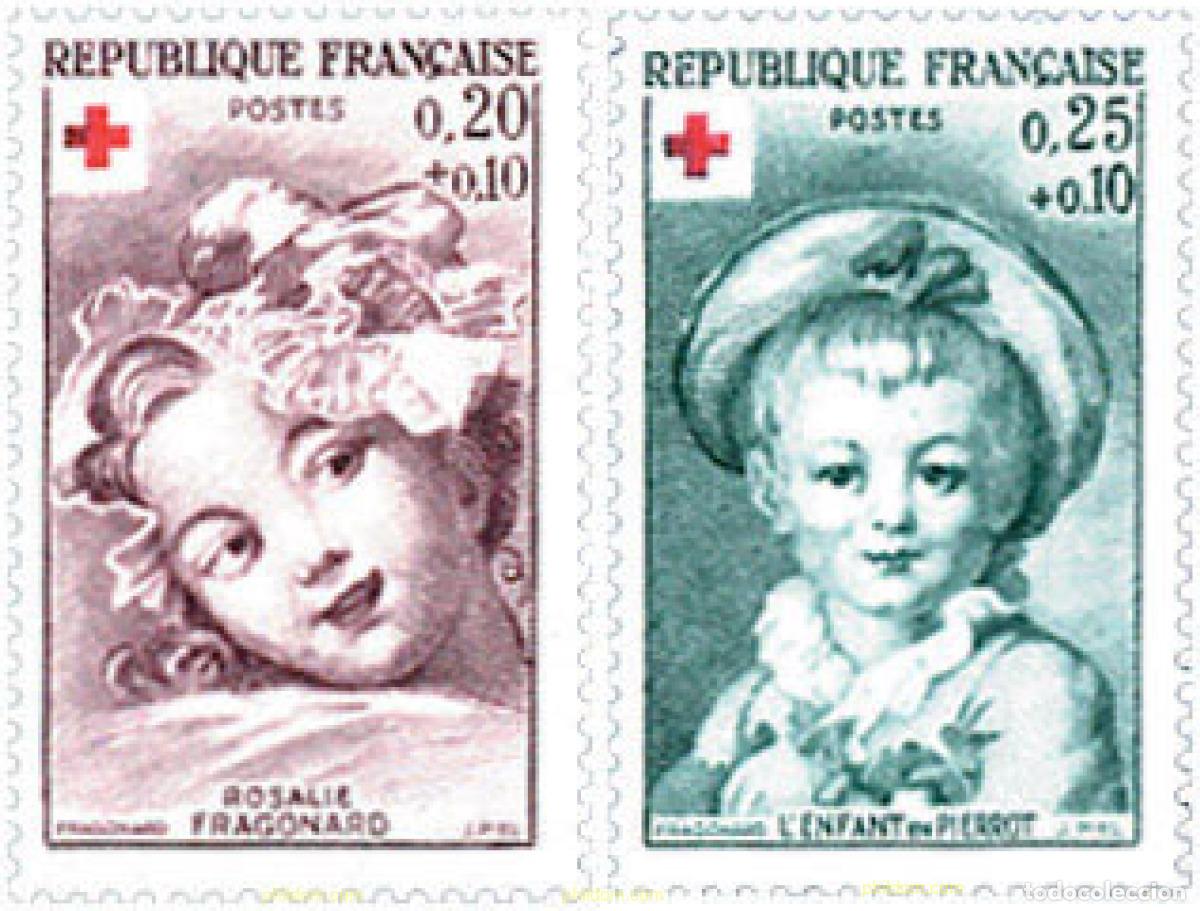 Selos: 247504 HINGED FRANCIA 1962 PRO CRUZ ROJA