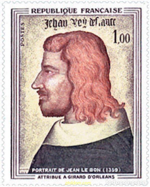 Timbres: 121939 MNH FRANCIA 1964 6 CENTENARIO DE LA MUERTE DE JEAN II LE BON