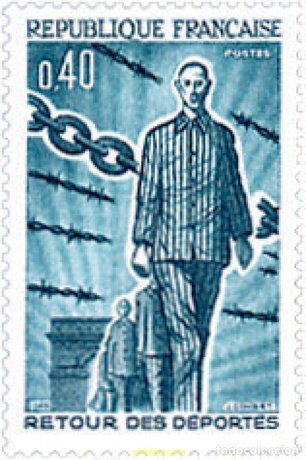 Francobolli: 121965 MNH FRANCIA 1965 20 ANIVERSARIO DEL RETORNO DE LOS DEPORTADOS