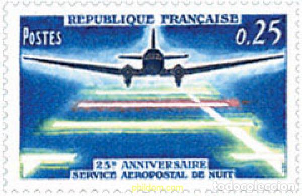 Francobolli: 353220 HINGED FRANCIA 1964 25 ANIVERSARIO DEL SERVICIO POSTAL AEREO