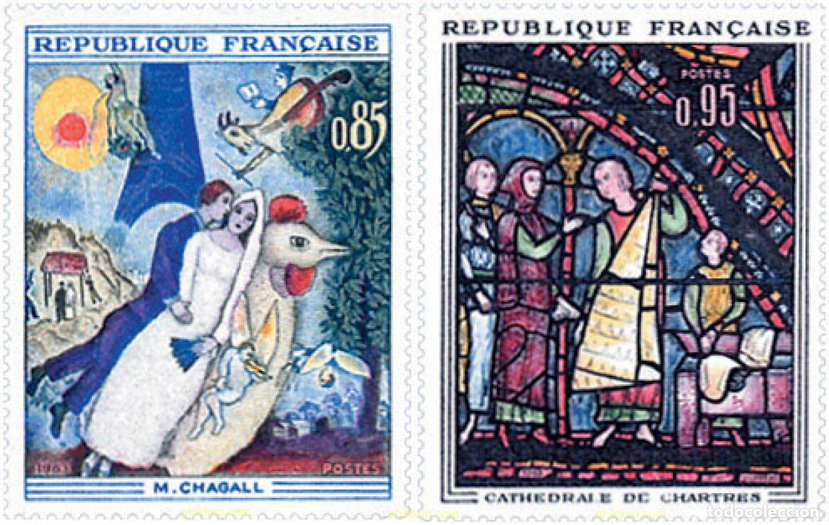 Sellos: 121914 MNH FRANCIA 1963 OBRAS DE ARTE