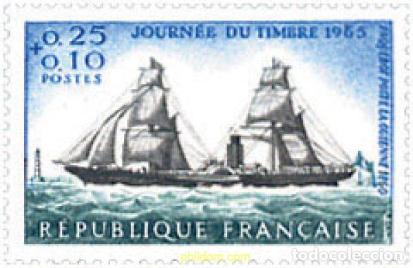 Sellos: 121964 MNH FRANCIA 1965 DIA DEL SELLO