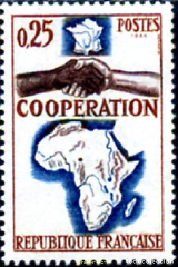 Sellos: 353225 HINGED FRANCIA 1964 COOPERACION CON AFRICA Y MADAGASCAR