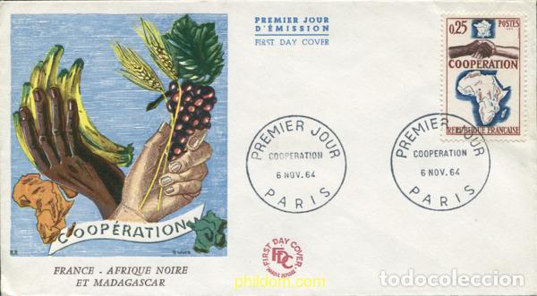 Sellos: 575035 MNH FRANCIA 1964 COOPERACION CON AFRICA Y MADAGASCAR