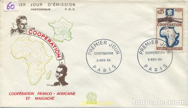 Sellos: 575036 MNH FRANCIA 1964 COOPERACION CON AFRICA Y MADAGASCAR