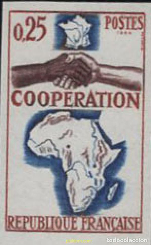 Sellos: 635651 MNH FRANCIA 1964 COOPERACION CON AFRICA Y MADAGASCAR
