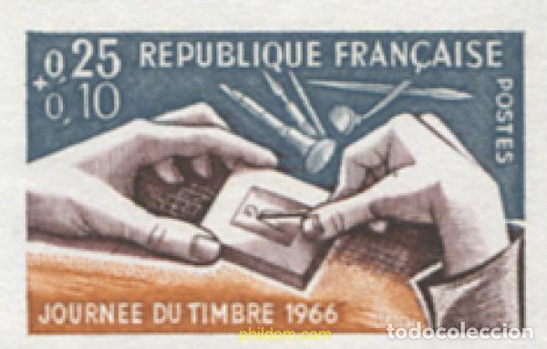 Stamps: 248525 MNH FRANCIA 1966 DIA DEL SELLO