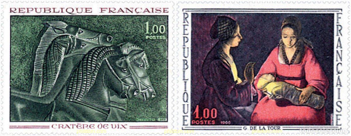 Stamps: 122085 MNH FRANCIA 1966 OBRAS DE ARTE
